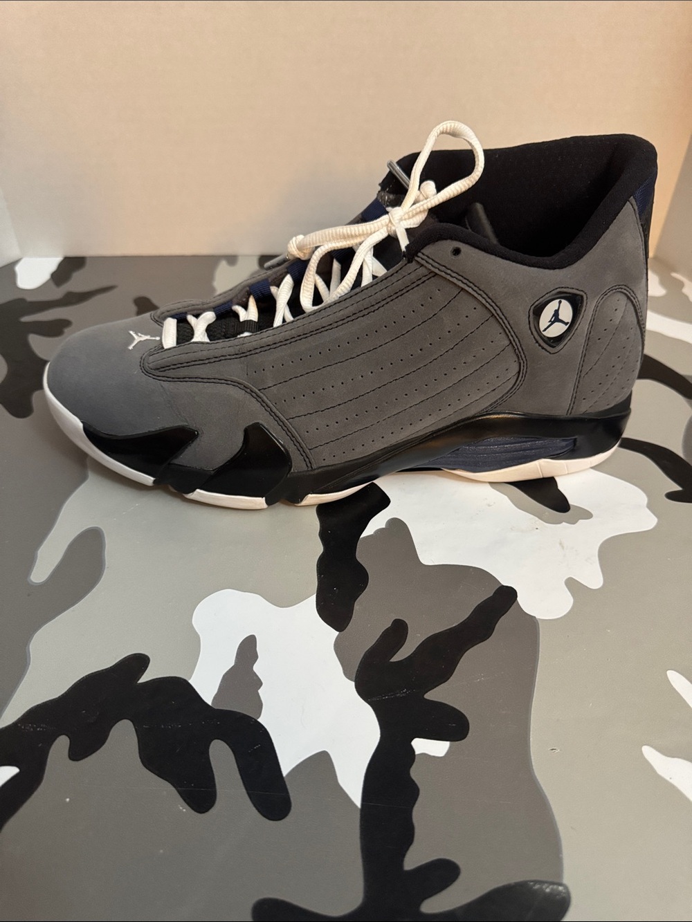 Jordan Men's Low-Top Sneakers in Grey, Black & White